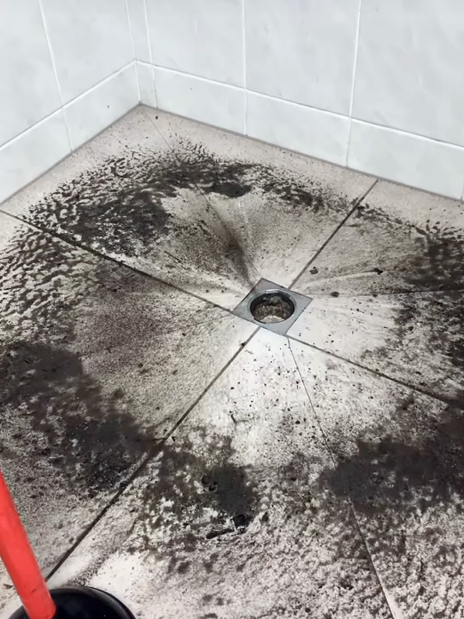 clearing shower drain