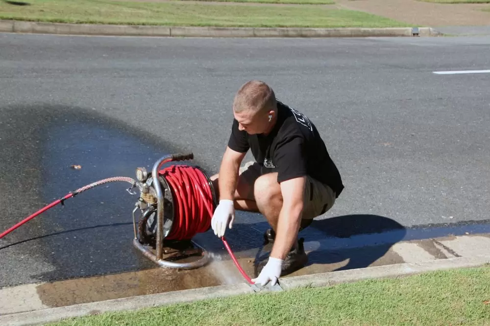 Blocked Drain Plumber on the Gold Coast using hydro jetter