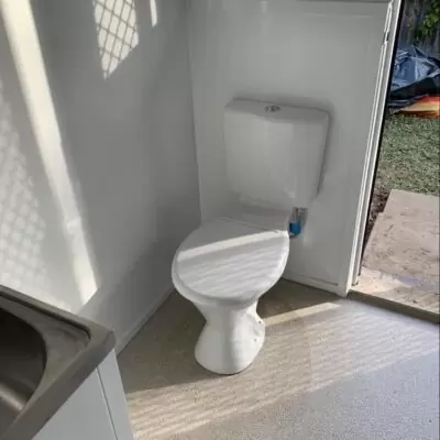 Toilet suite installation in an aged care facility