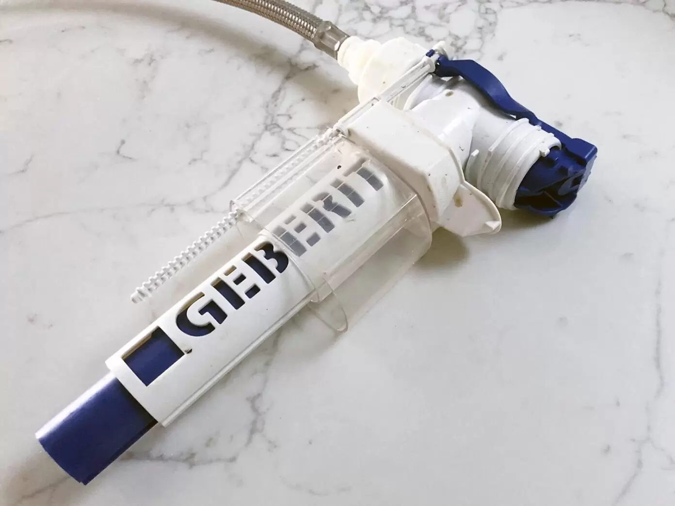 Geberit toilet inlet valve used for regulating water flow into the cistern